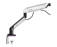 ANDA SEAT Stealth II PRO RGB 17"- 42" biały - 1473981 - zdjęcie 4